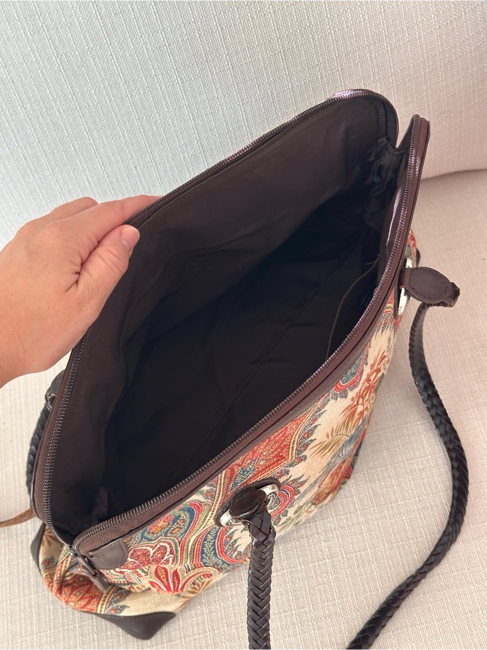 Brighton Vintage Pheasant Tapestry Handbag - Picture 4 of 5
